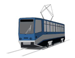 Трамвай на прозрачном фоне 6 png » Шапки сайтов jpg бесплатно